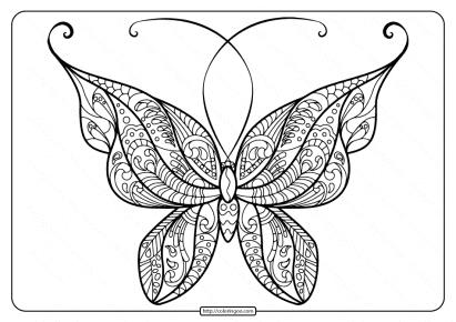 butterfly mandala coloring pages book 49