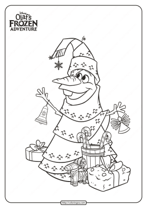 disney olafs frozen adventure coloring pages 01