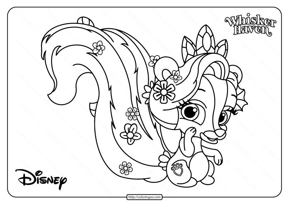printable palace pets meadow pdf coloring pages