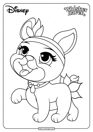 printable palace pets olive pdf coloring pages
