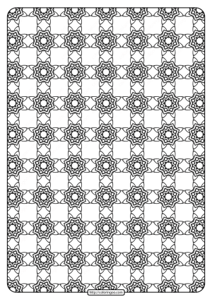 Free Printable Geometric Pattern PDF Book 021