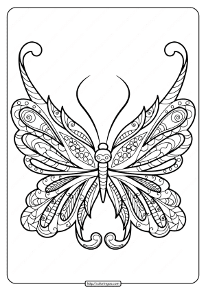 butterfly mandala coloring pages book 53