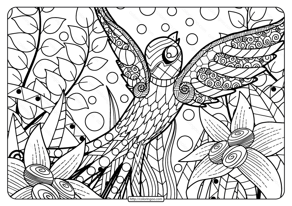 printable adult pdf coloring page book 04