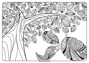 printable adult pdf coloring page book 07
