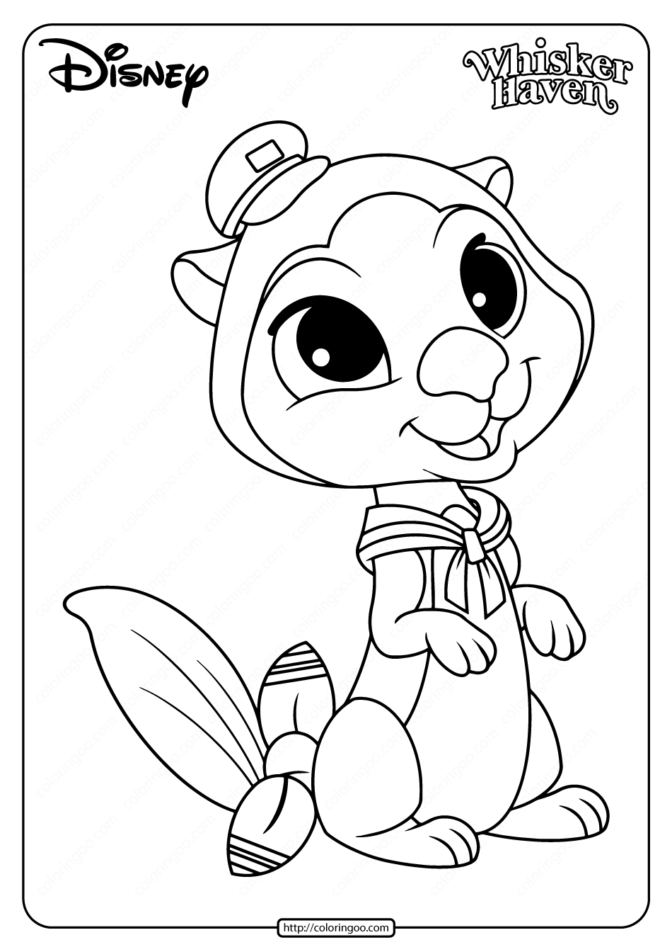 printable palace pets otto pdf coloring pages