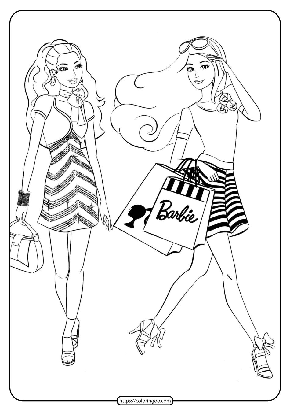 Free Printable Barbie Coloring Pages 20