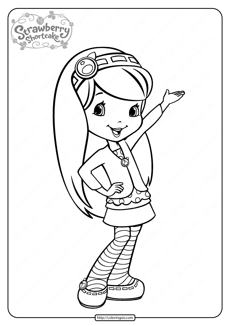 free printable blueberry muffin coloring page