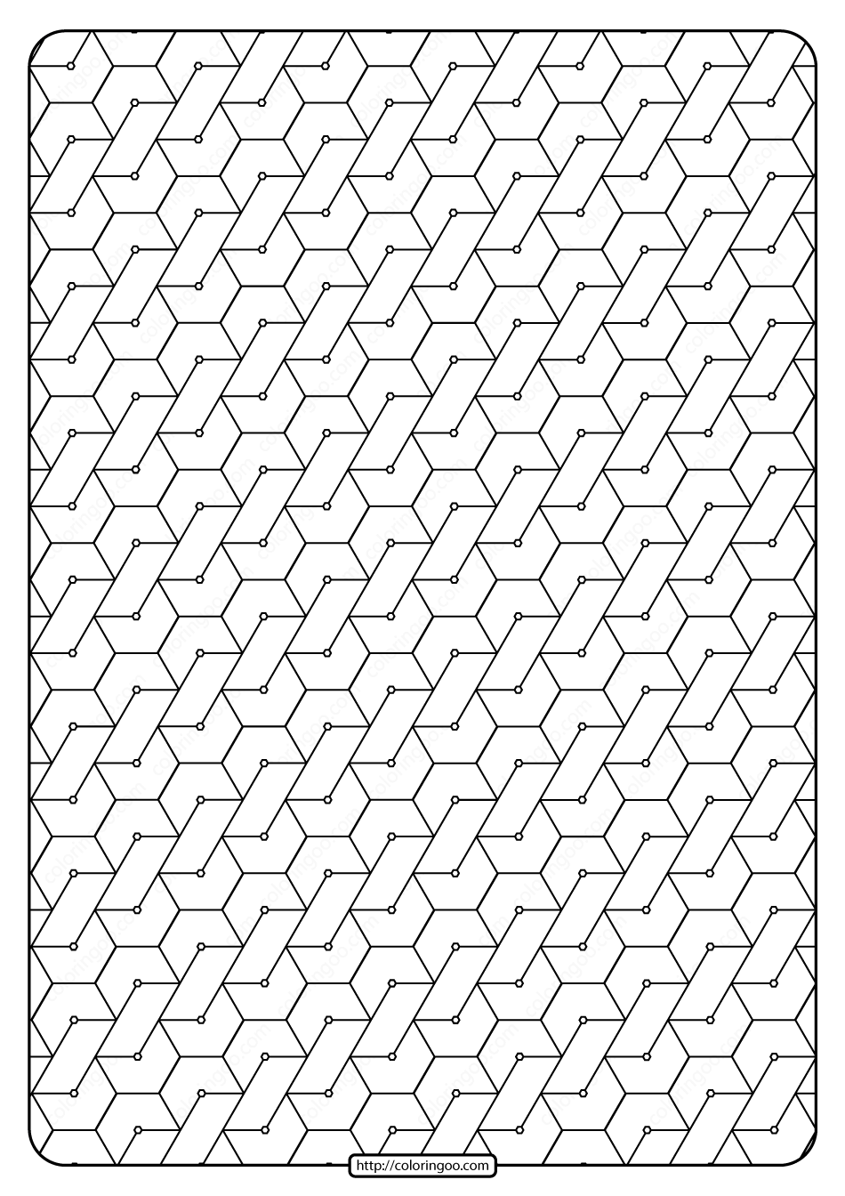 free pdf abstract geometric monochrome pattern