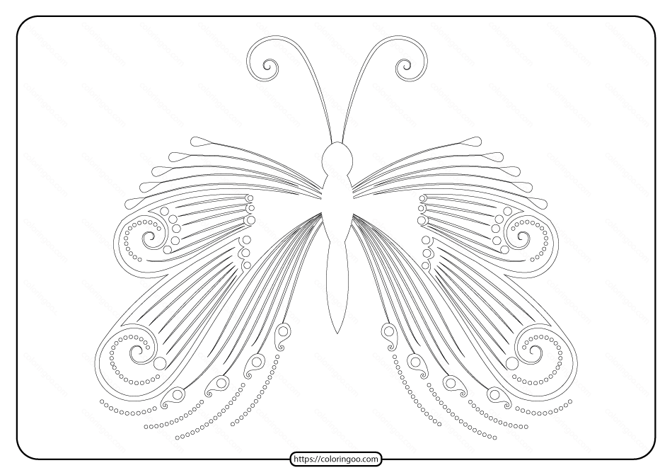 free printable butterfly pdf coloring pages 53 e1591093049241