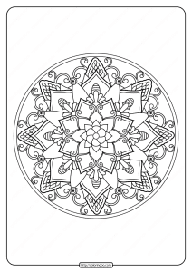 Printable Mandala Coloring Pages (Updated 2023)