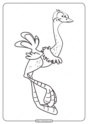 Free Printable Animals Bird Pdf Coloring Pages 17