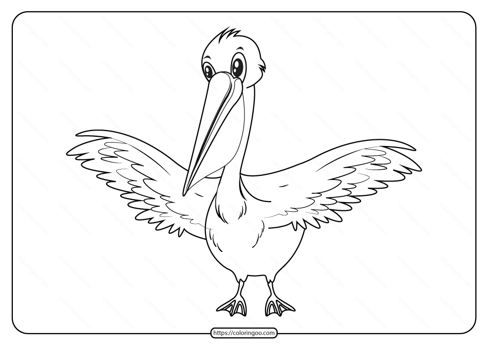 free printable animals bird pdf coloring pages 15