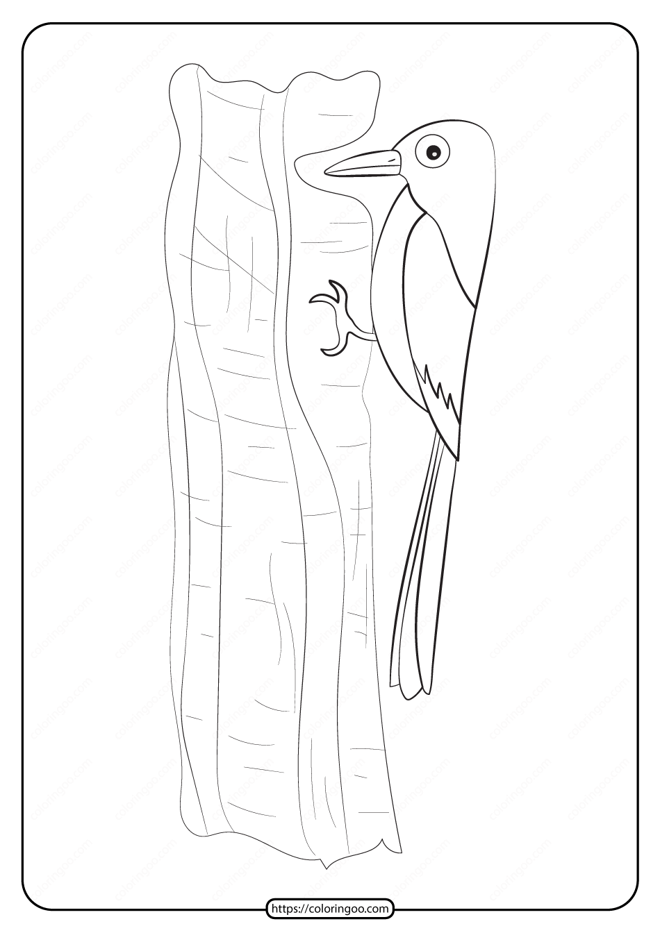 free printable animals bird pdf coloring pages 24