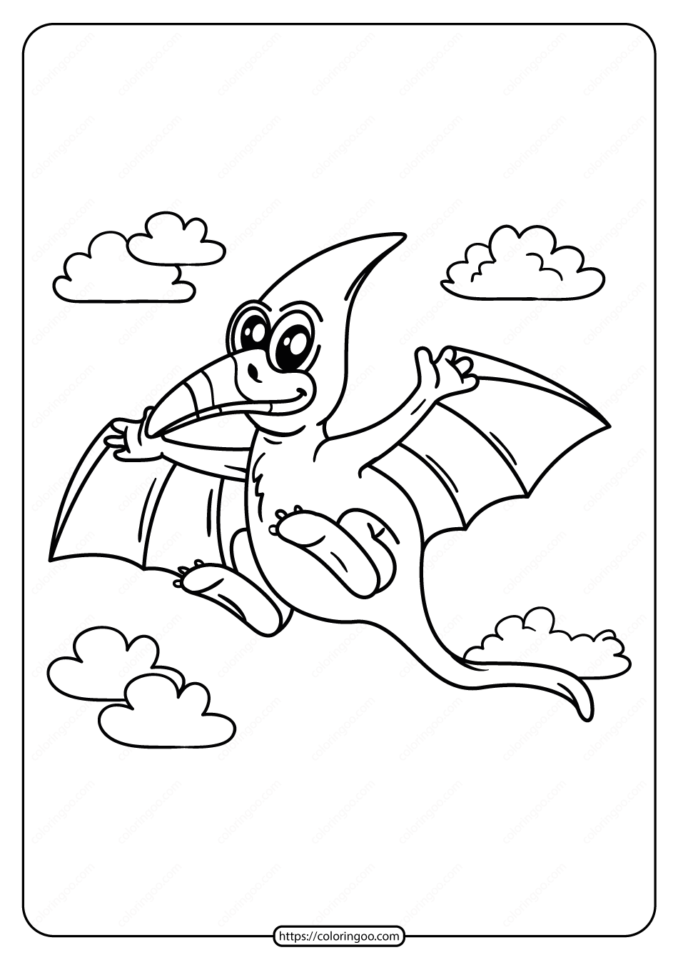 free printable animals dinosaur coloring pages 03