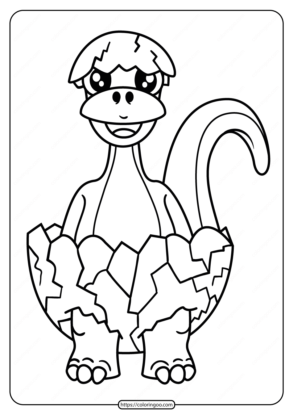 free printable animals dinosaur coloring pages 04