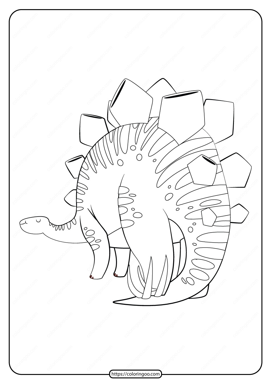 free printable animals dinosaur coloring pages 32