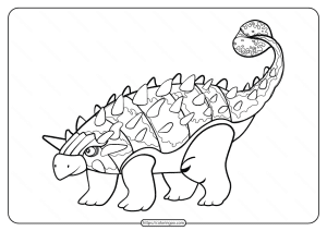 free printable animals dinosaur coloring pages 39