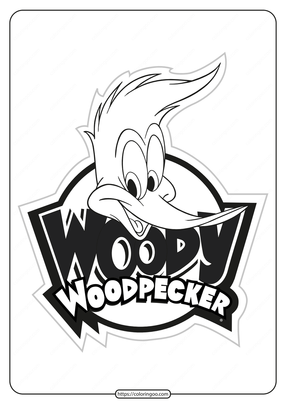 free printable woody woodpecker coloring pages 02