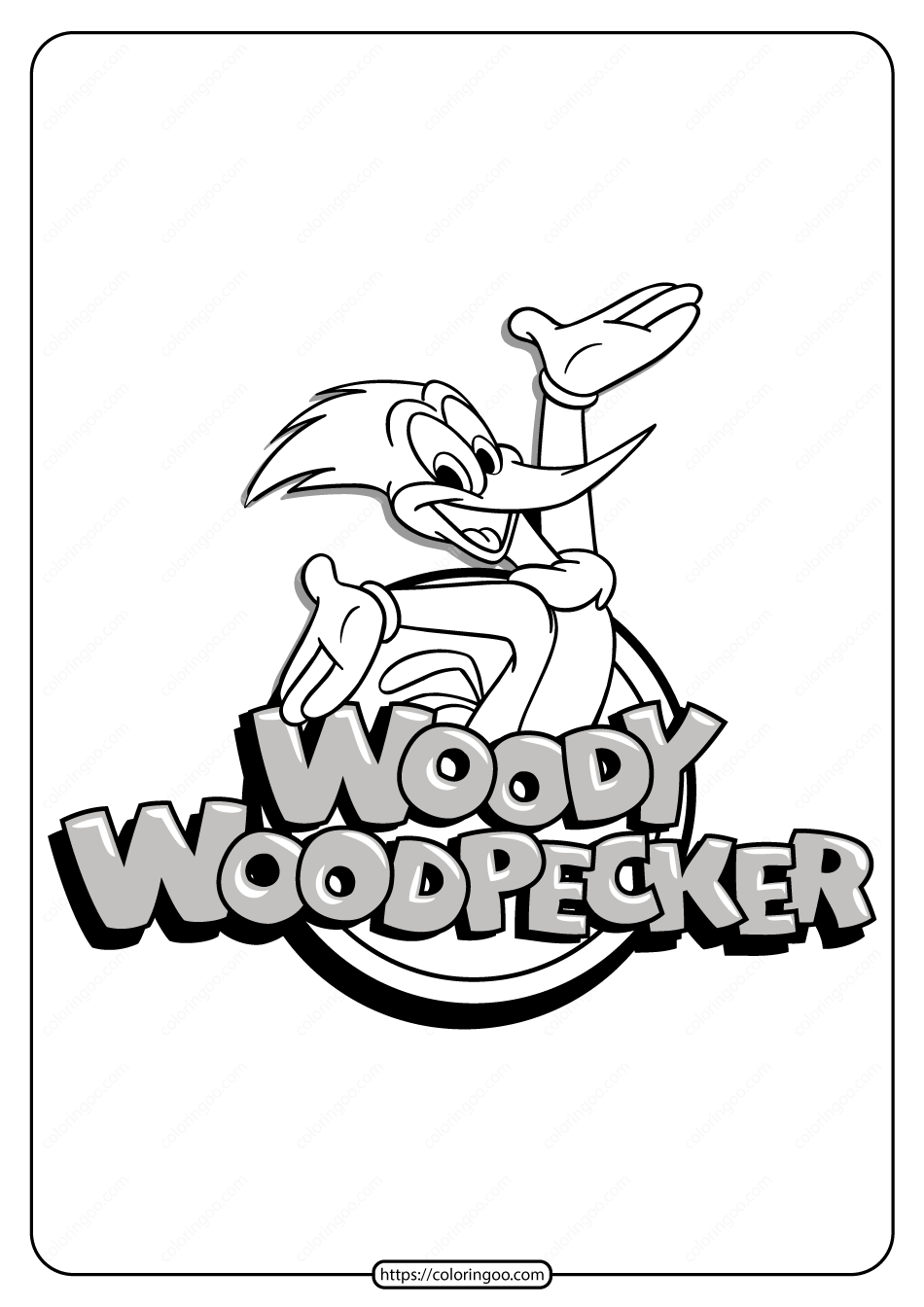 free printable woody woodpecker coloring pages 03