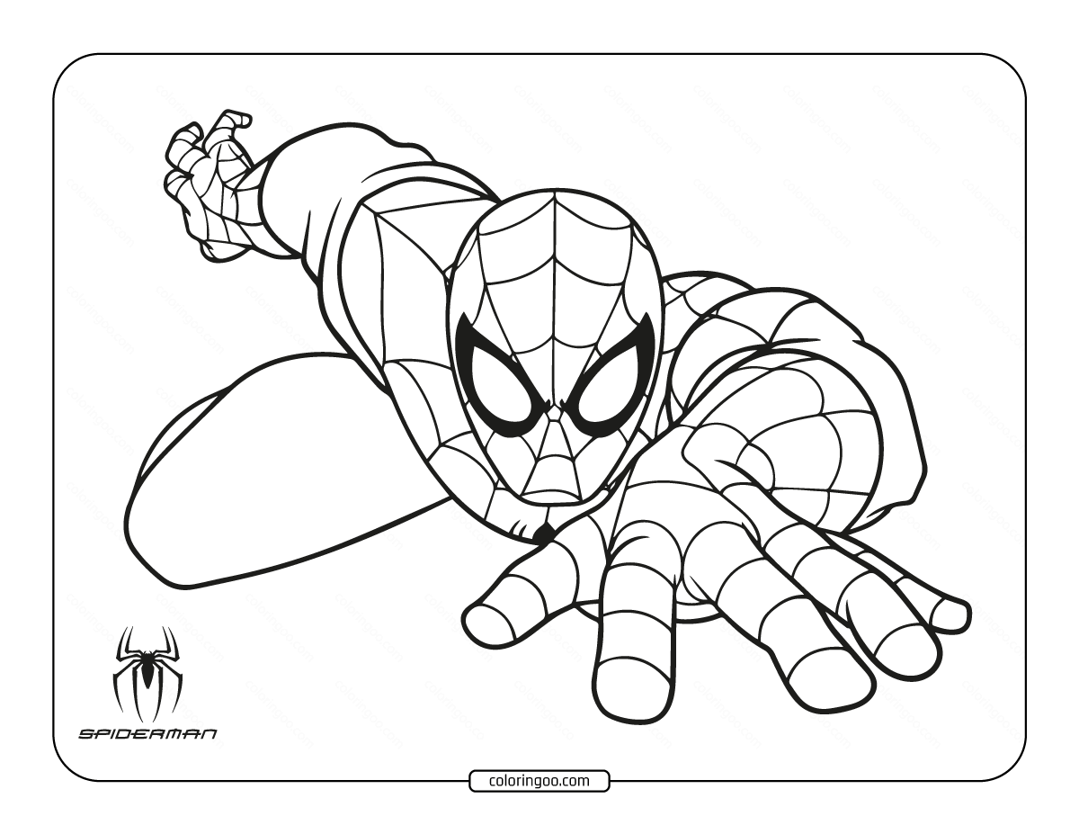 printable spiderman coloring pages for kids