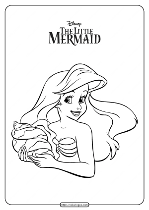 free printable ariel coloring pages