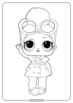 printable lol surprise boss queen coloring pages