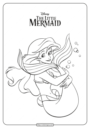 printable the little mermaid ariel coloring pages