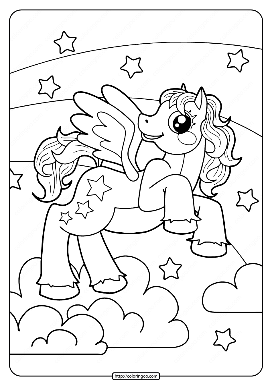 printable pony coloring pages