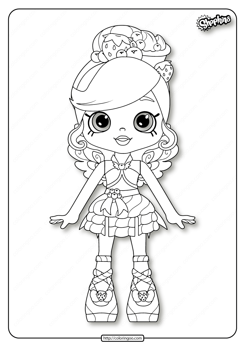 printable shopkins fria froyo coloring pages