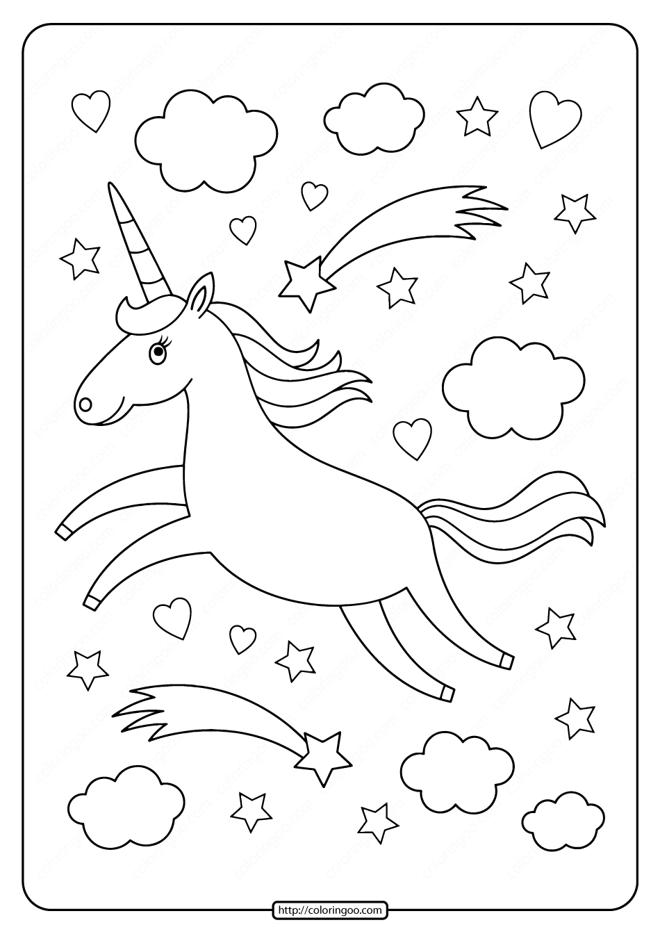 printables unicorn coloring pages 01