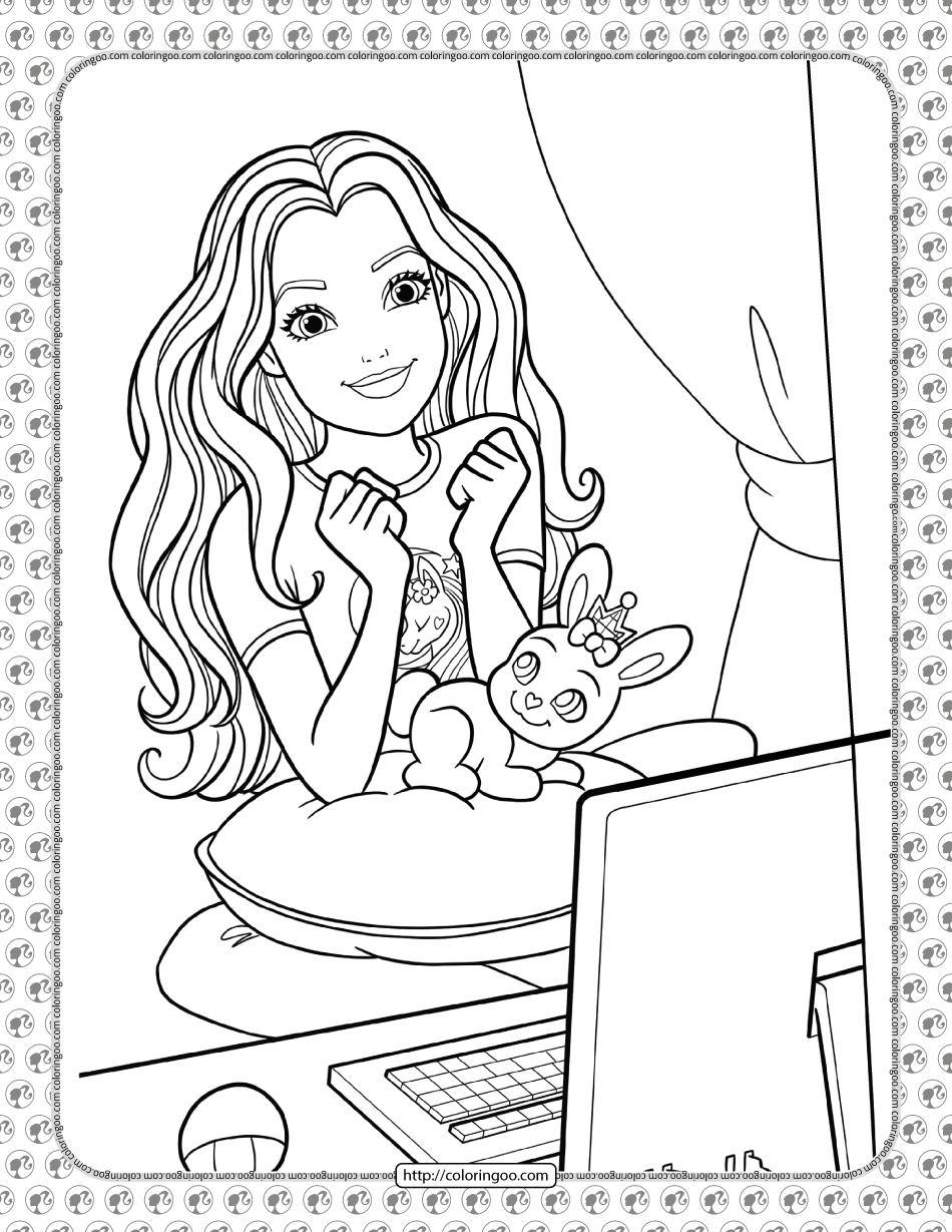 barbie princess adventure coloring pages 21