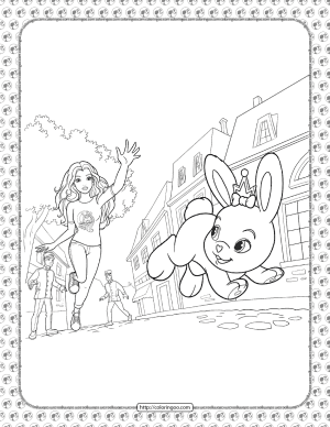 barbie princess adventure coloring pages 23