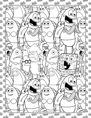 free spongebob coloring pages
