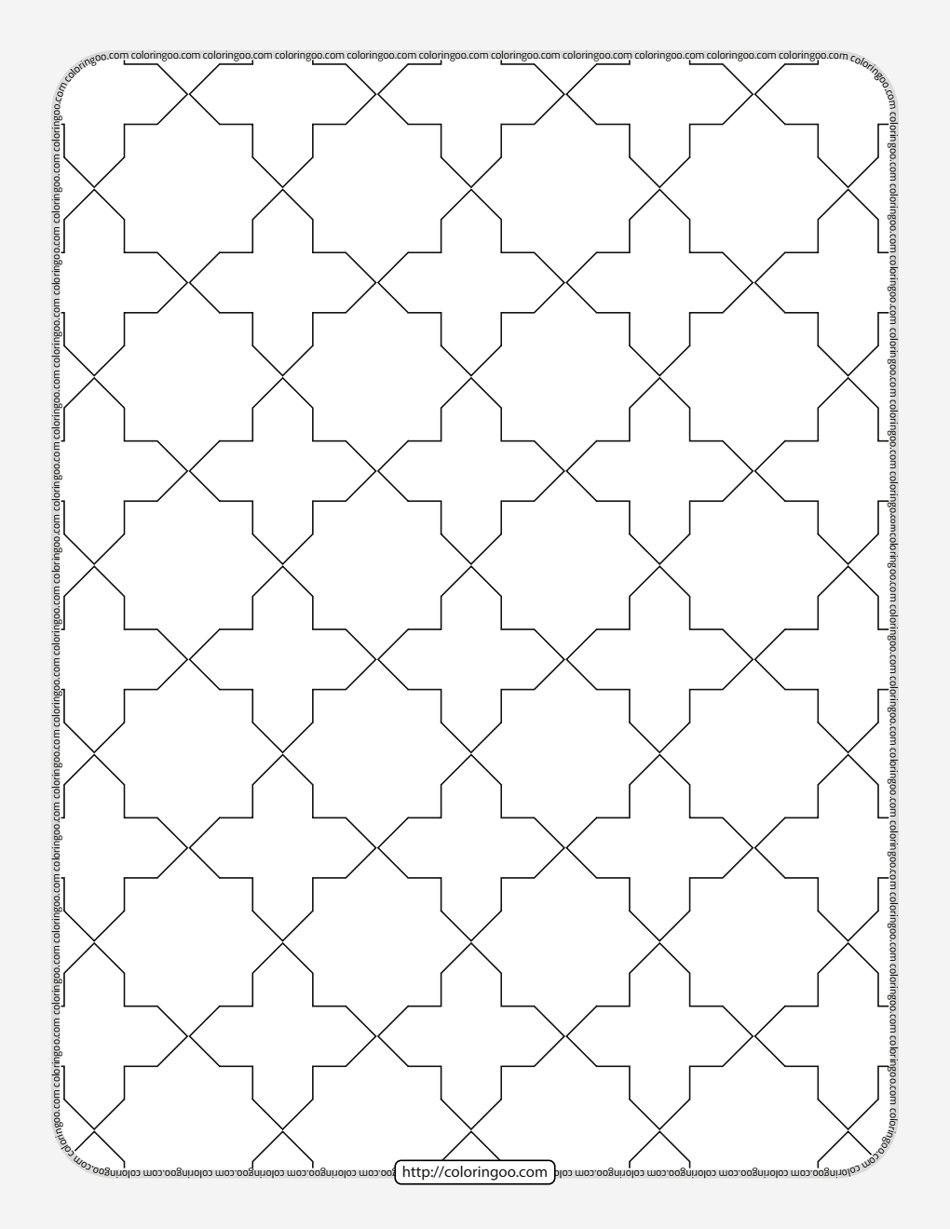 free printable geometric pattern 026