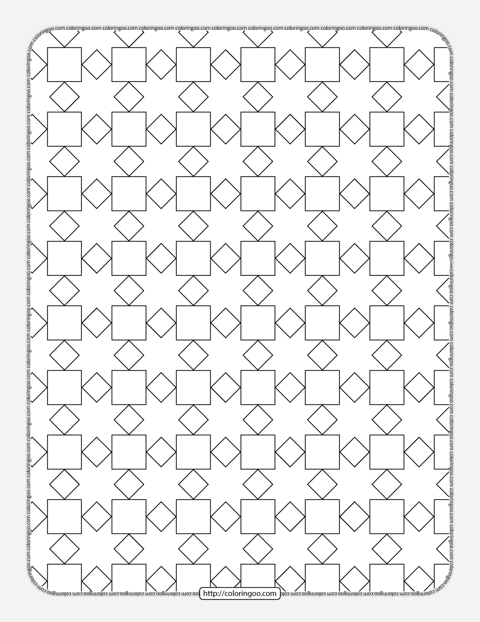 free printable geometric pattern 028