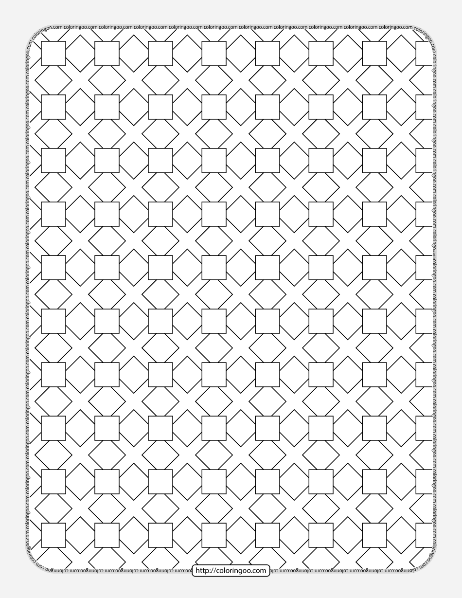 free printable geometric pattern 029
