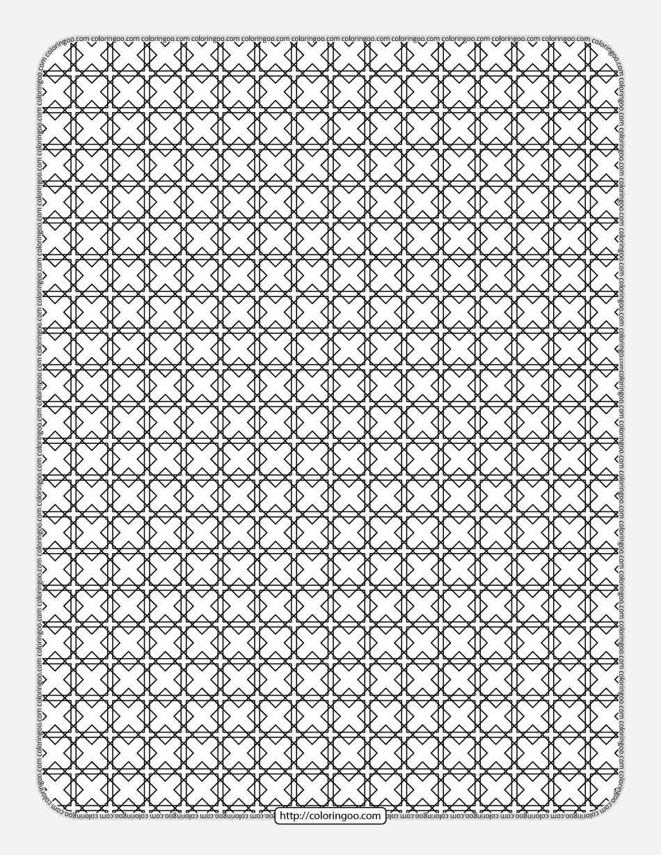 free printable geometric pattern 031