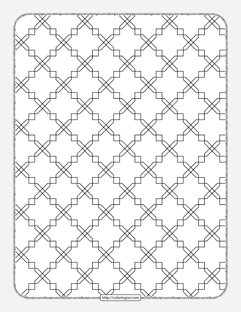 free printable geometric pattern 033