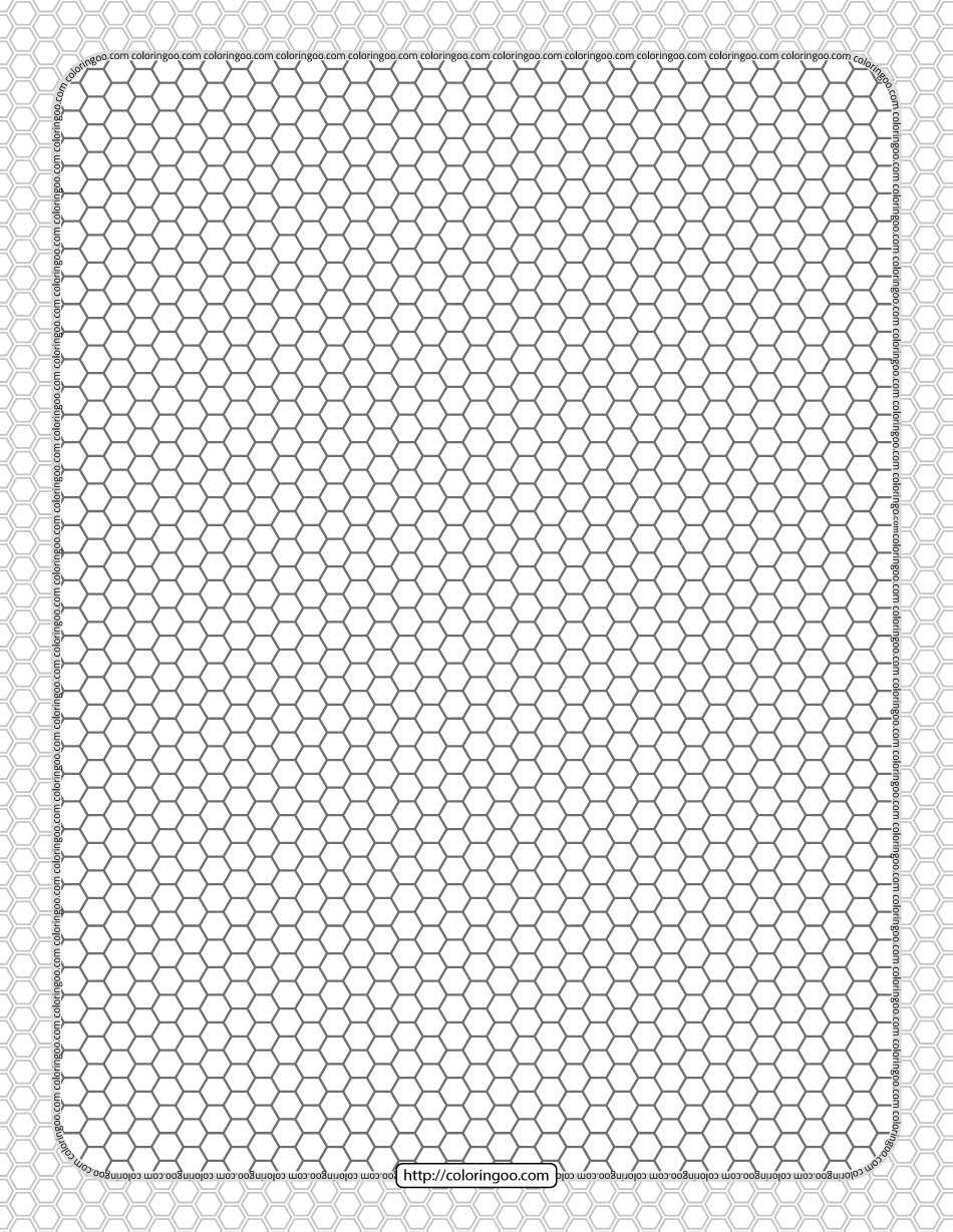 printable honeycomb pattern hexagon sheet