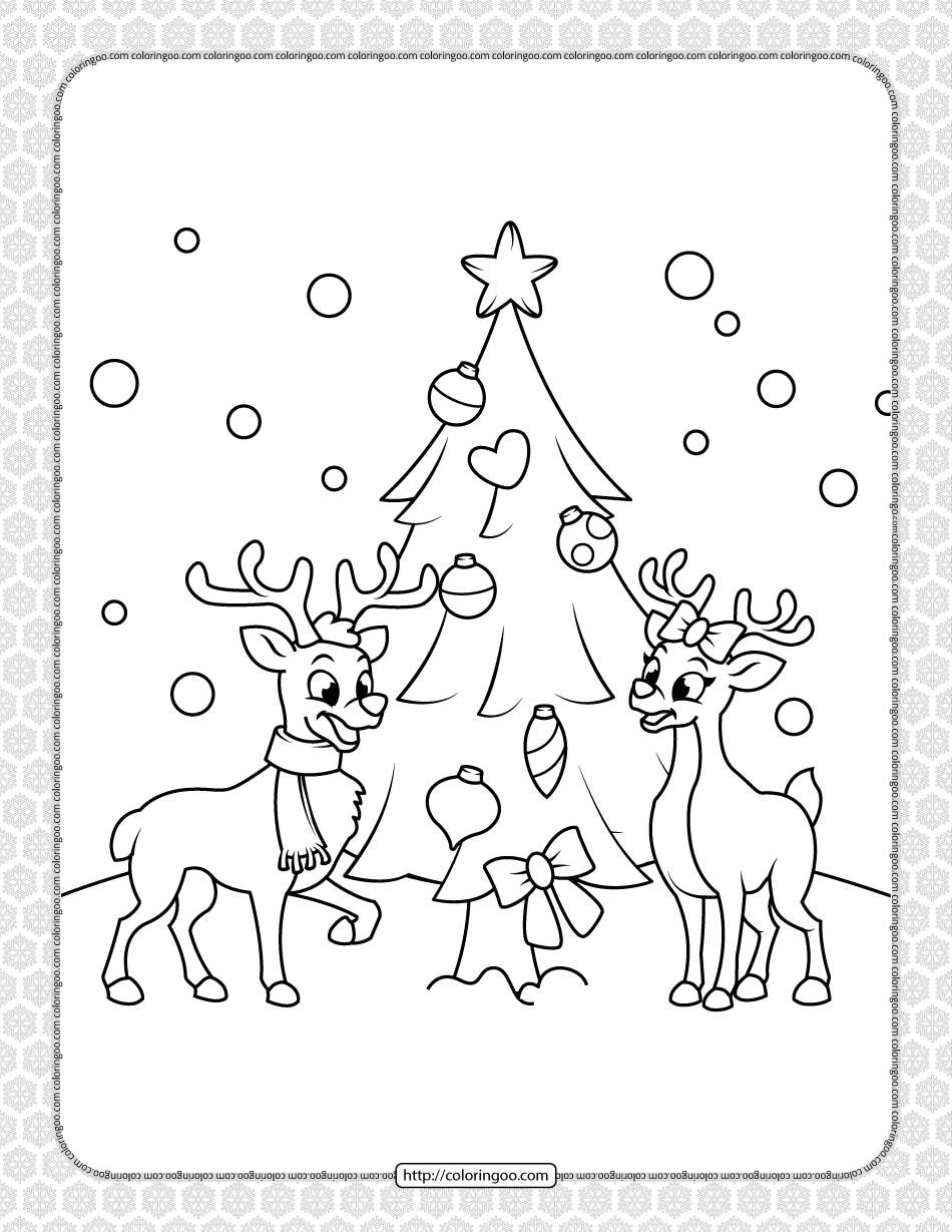printable happy christmas coloring pages 02