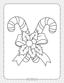 Printable Happy Christmas Coloring Pages 04