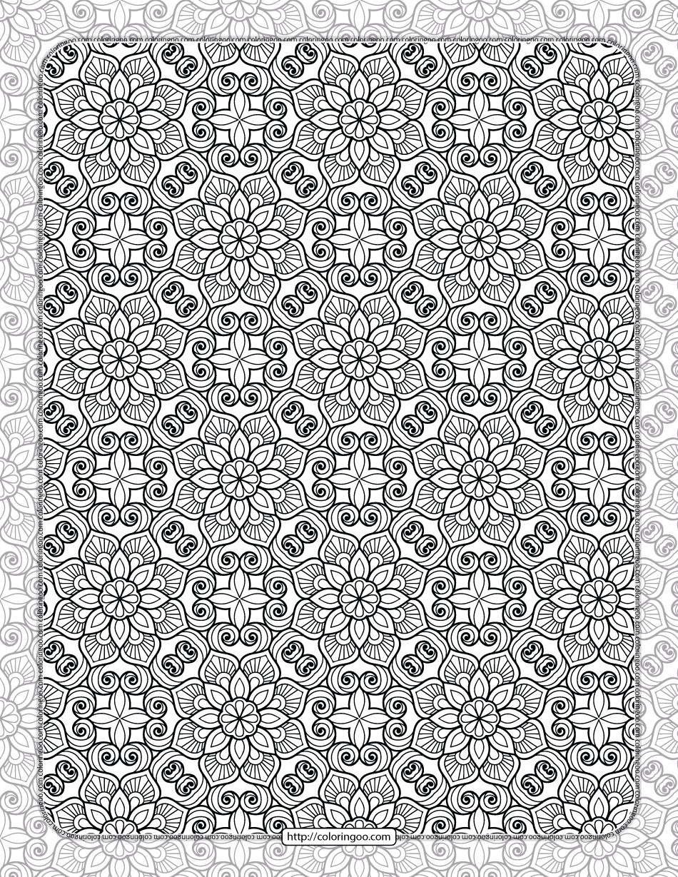 printable ornamental mandala coloring pages 02