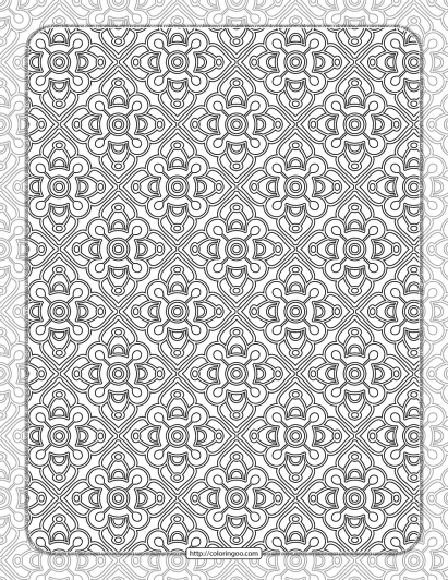 printable ornamental mandala coloring pages 03