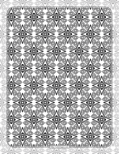 printable ornamental mandala coloring pages 05