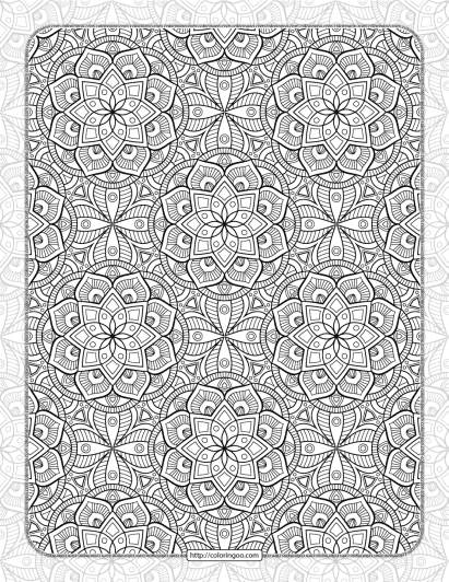 printable ornamental mandala coloring pages 06