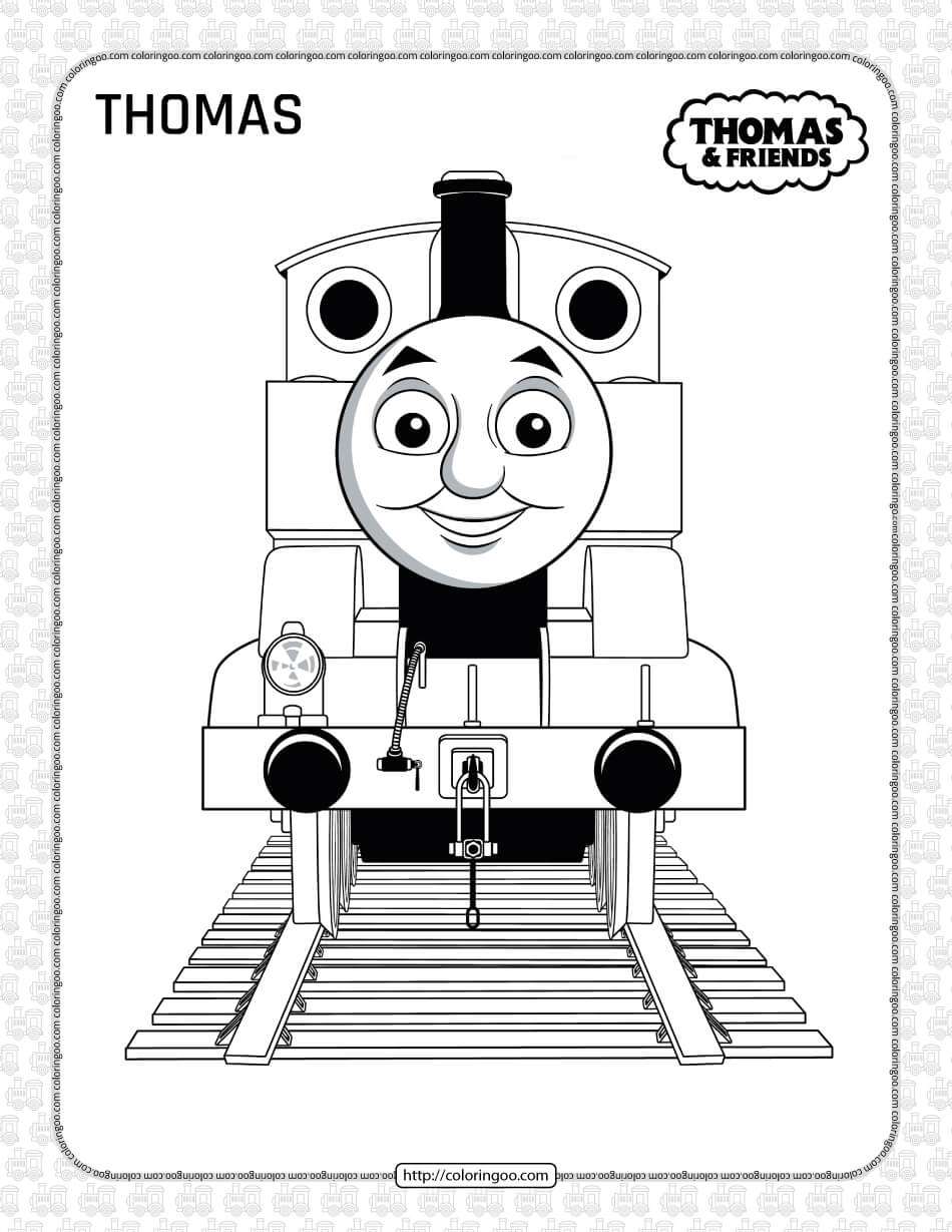 printables thomas and friends coloring page