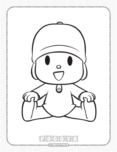 free printable pocoyo coloring pages
