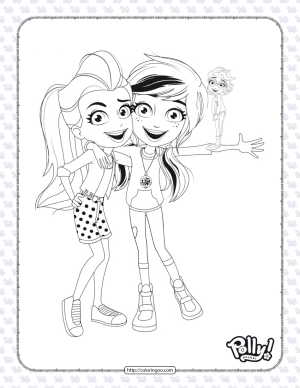 free printable polly pocket coloring pages