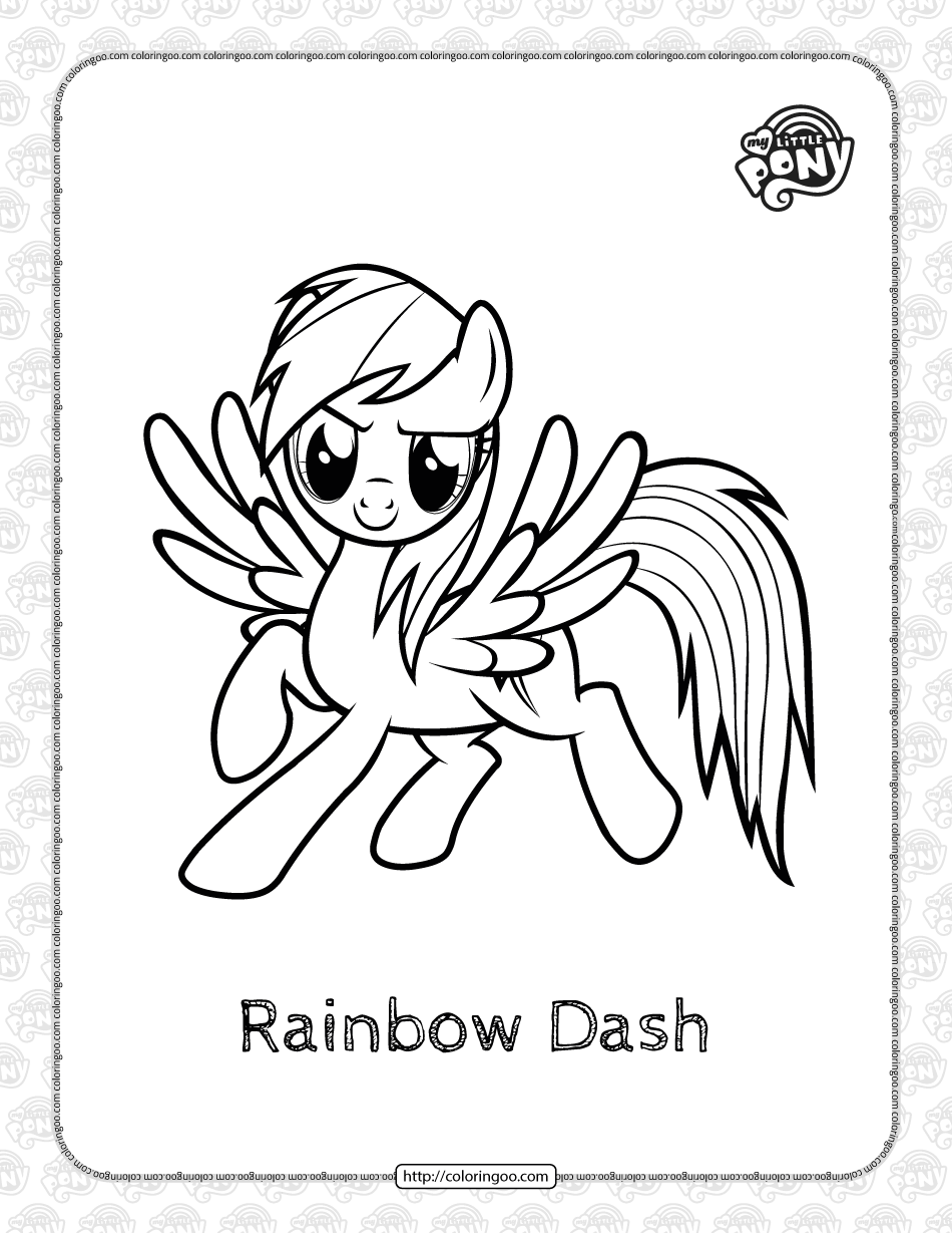MLP Little Strongheart Pdf Coloring Page