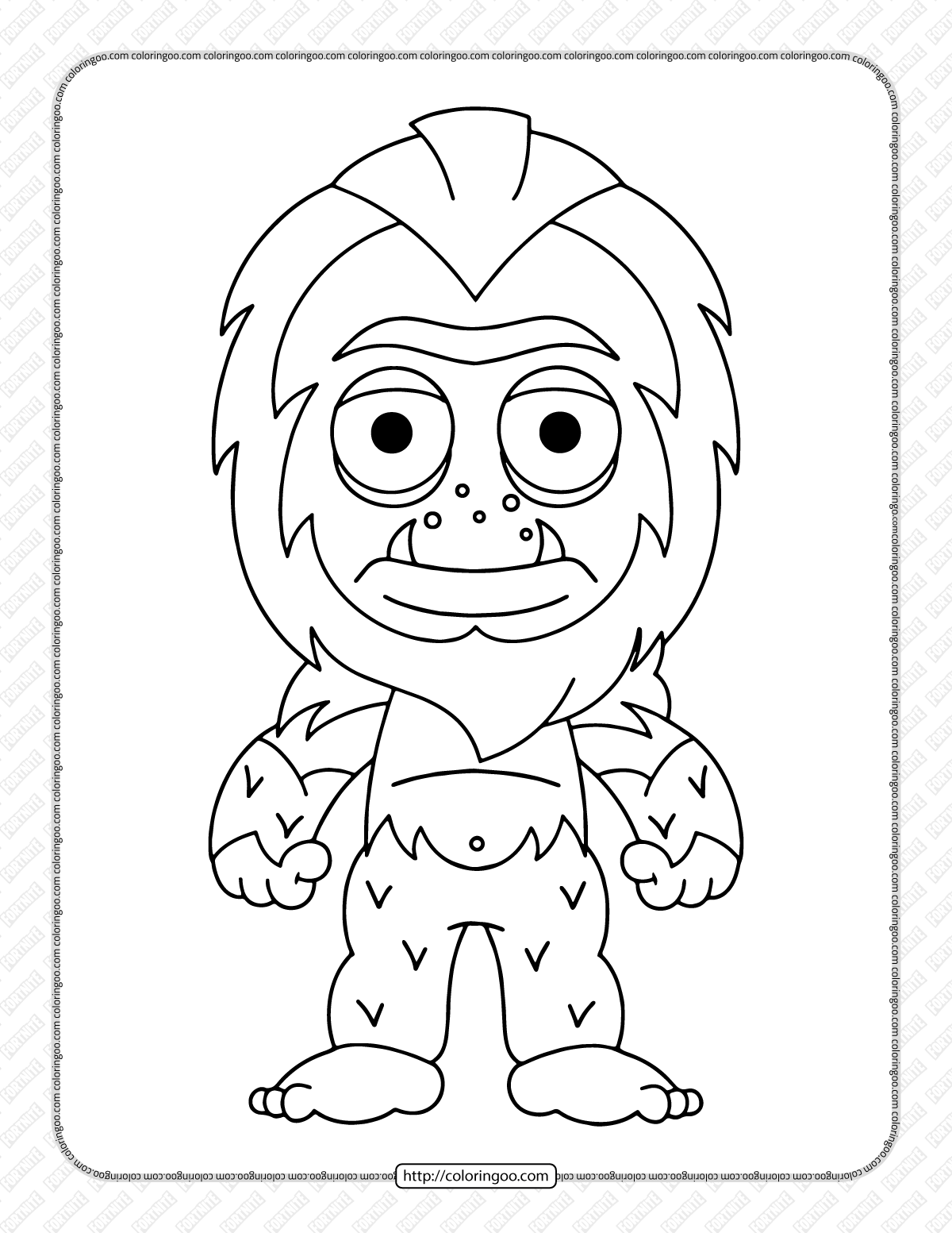 chibi fortnite coloring pages 13